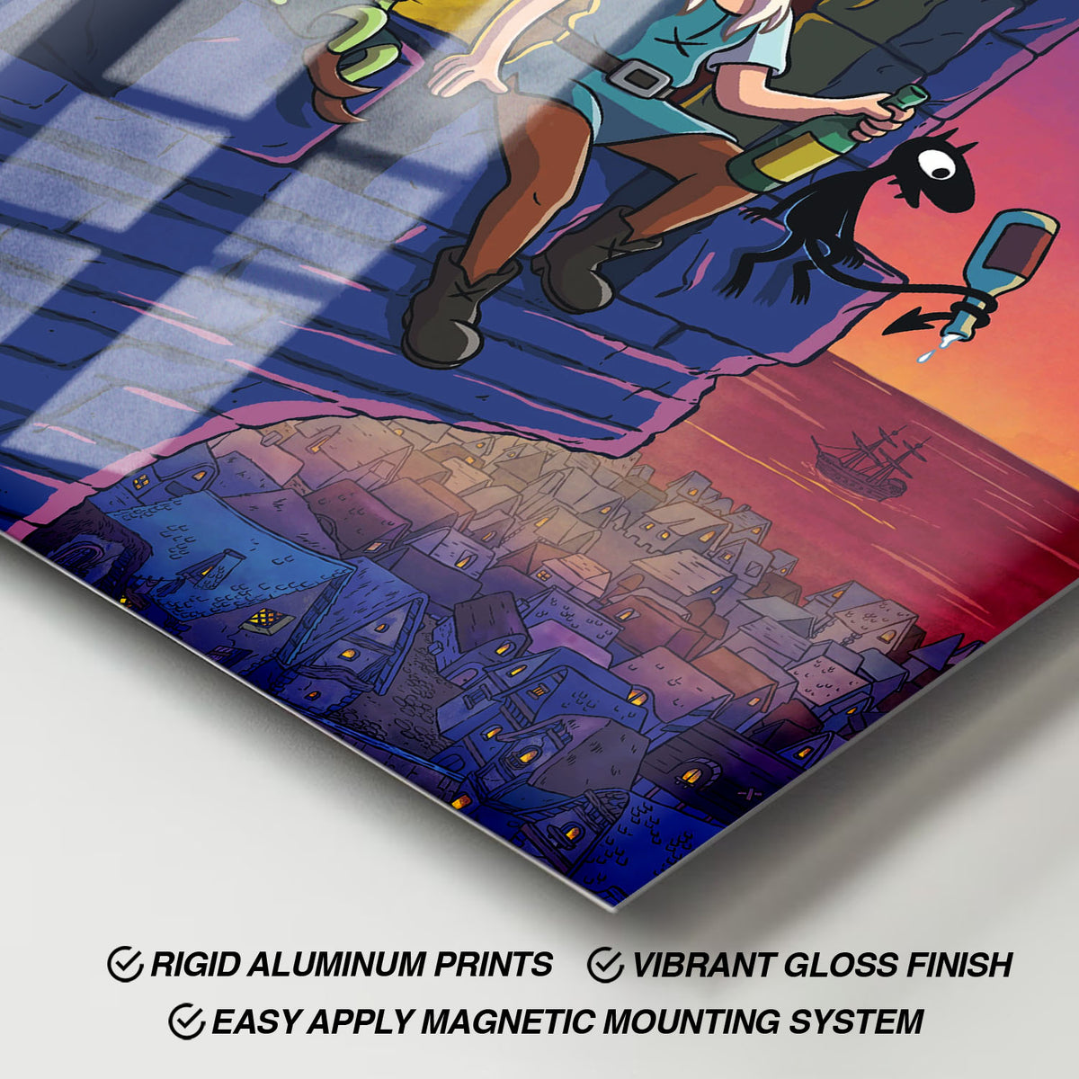 Flex Designs Metal Poster Disenchantment 11 x 17" Home Goods - TV Show 2018 TV Show Metal Poster