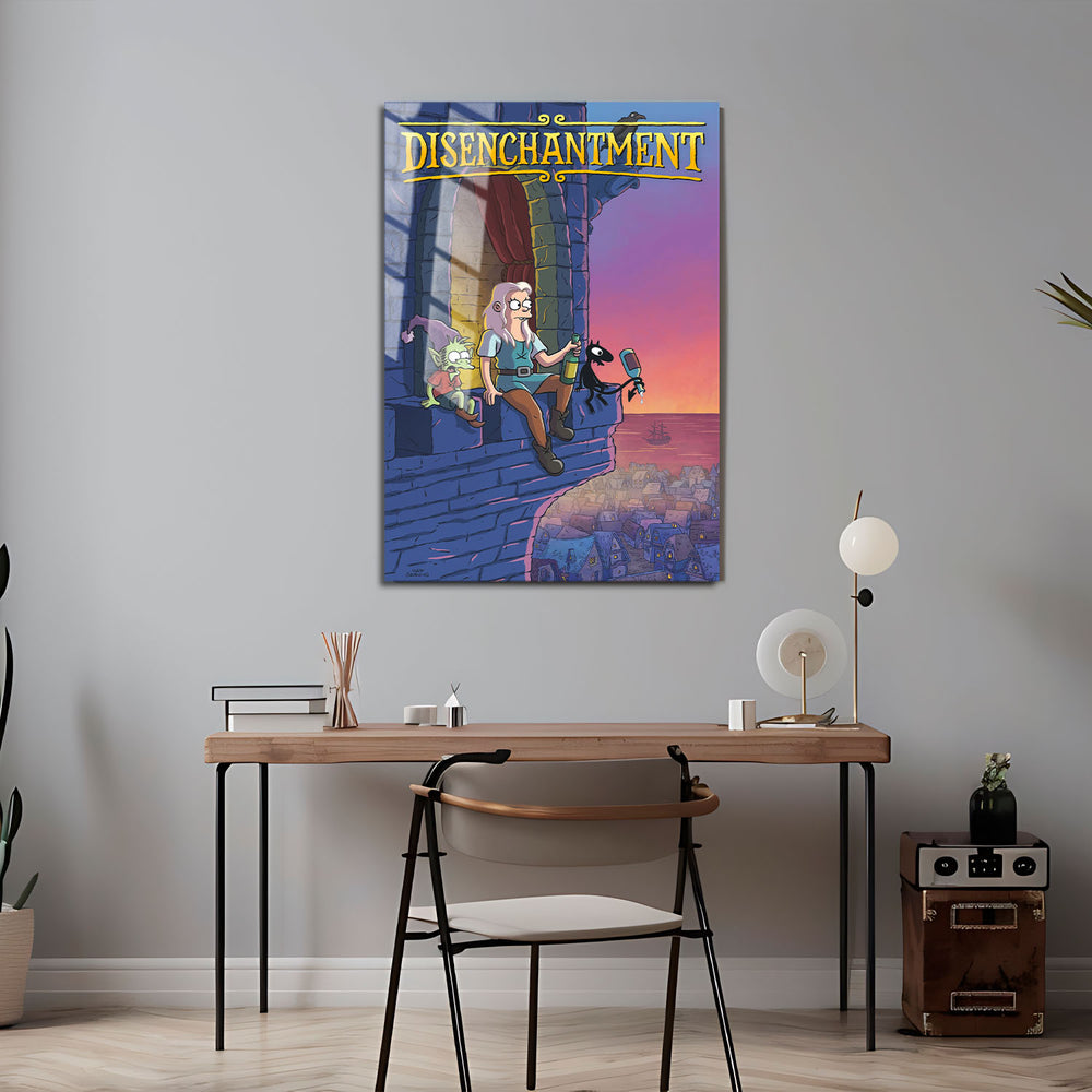 Flex Designs Metal Poster Disenchantment 5 x 7" Home Goods - TV Show 2018 TV Show Metal Poster