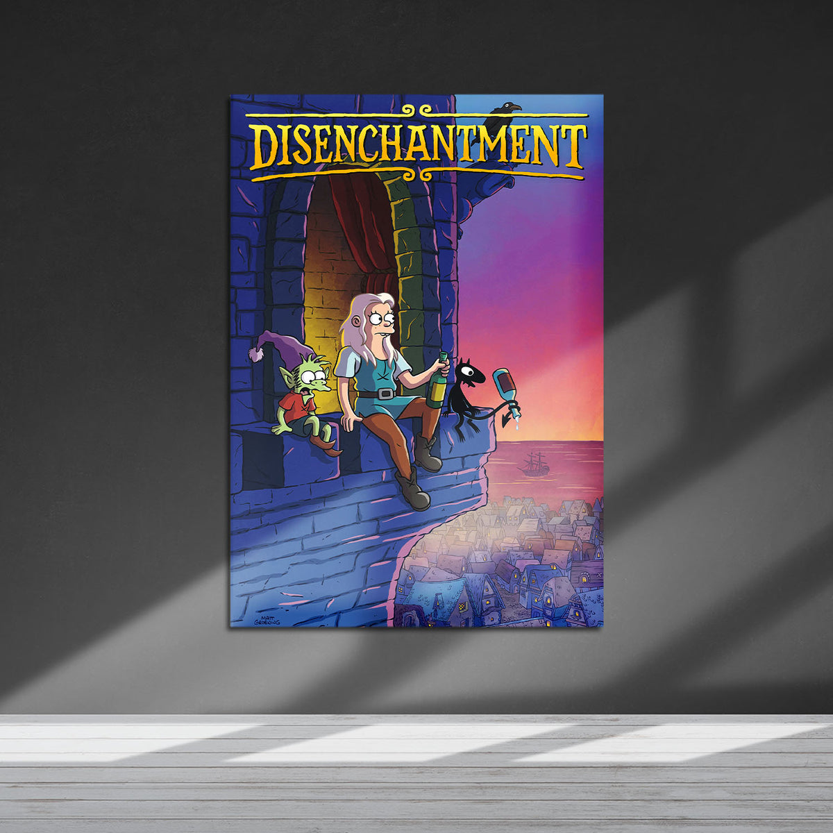 Flex Designs Metal Poster Disenchantment 5 x 7" Home Goods - TV Show 2018 TV Show Metal Poster