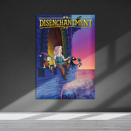 Flex Designs Metal Poster Disenchantment 5 x 7" Home Goods - TV Show 2018 TV Show Metal Poster