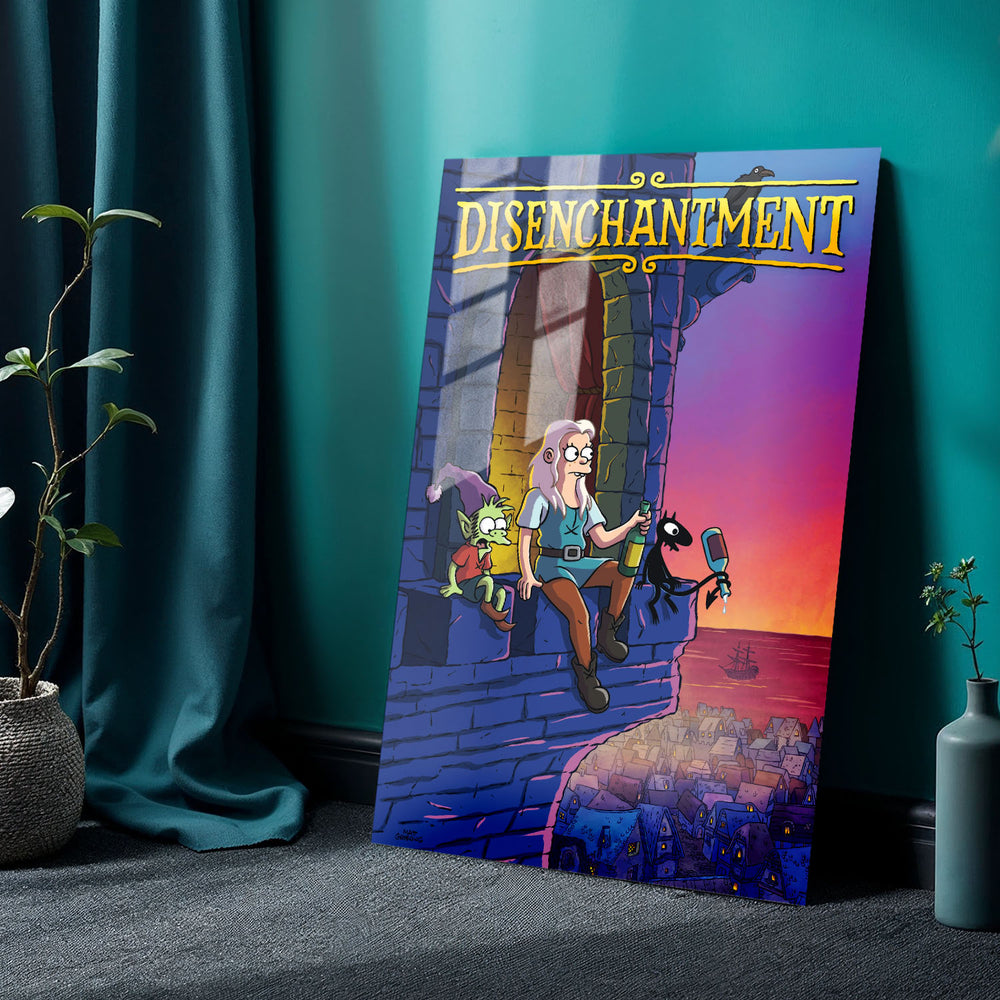 Flex Designs Metal Poster Disenchantment 24 x 36" Home Goods - TV Show 2018 TV Show Metal Poster