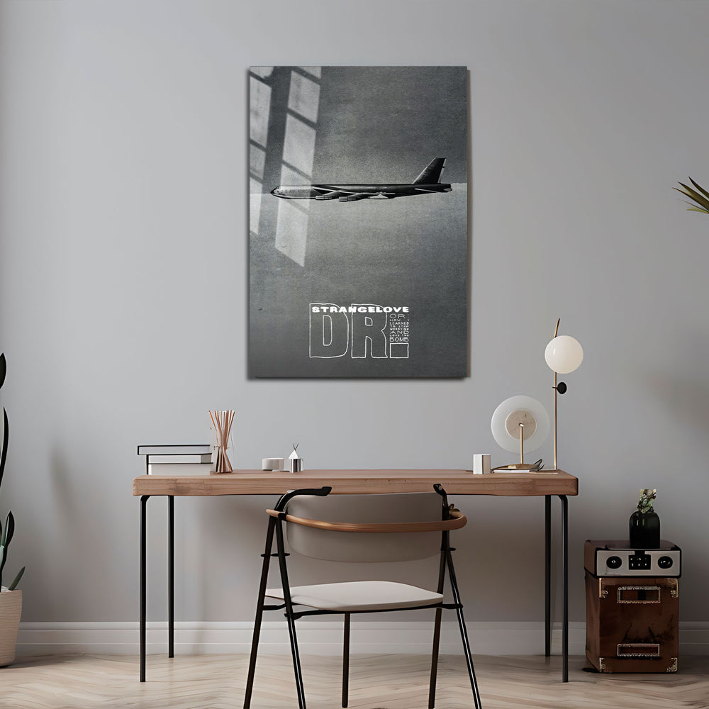 Flex Designs Metal Poster Dr Strangelove or How I Learned to Stop Worrying and Love the Bomb 5 x 7" Home Goods - Movie 1964 Movie Metal Poster
