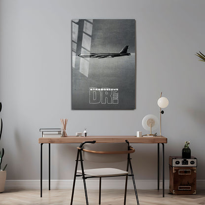 Flex Designs Metal Poster Dr Strangelove or How I Learned to Stop Worrying and Love the Bomb 5 x 7" Home Goods - Movie 1964 Movie Metal Poster