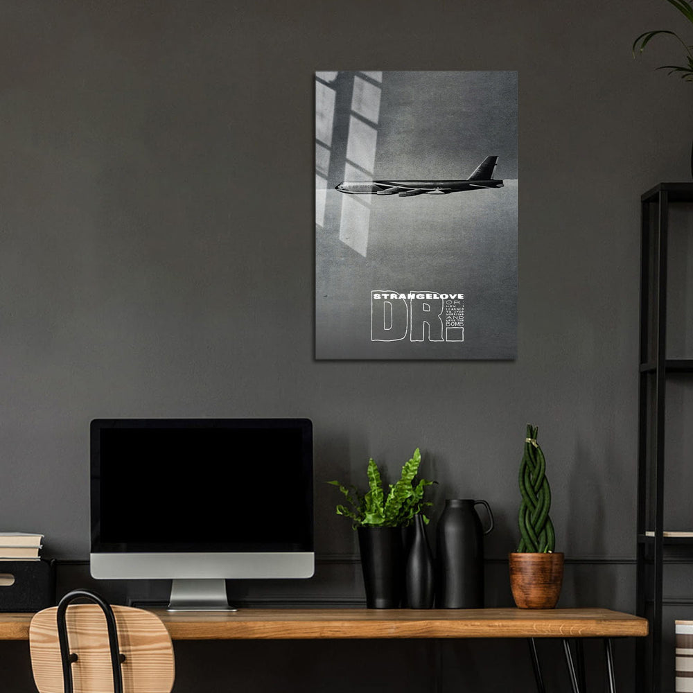 Flex Designs Metal Poster Dr Strangelove or How I Learned to Stop Worrying and Love the Bomb 24 x 36" Home Goods - Movie 1964 Movie Metal Poster