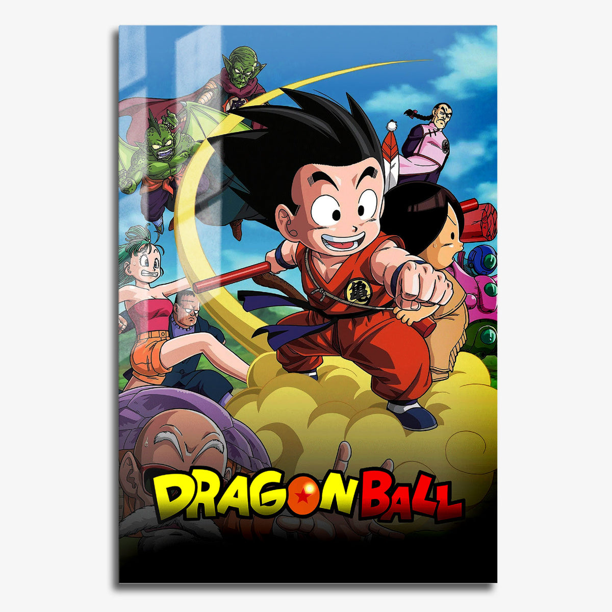 Flex Designs Metal Poster Dragon Ball 11 x 17" Home Goods - TV Show 1986 TV Show Metal Poster