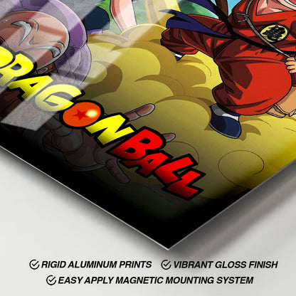 Flex Designs Metal Poster Dragon Ball 11 x 17" Home Goods - TV Show 1986 TV Show Metal Poster