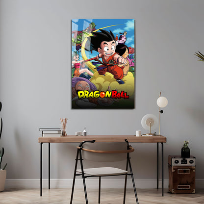 Flex Designs Metal Poster Dragon Ball 5 x 7" Home Goods - TV Show 1986 TV Show Metal Poster