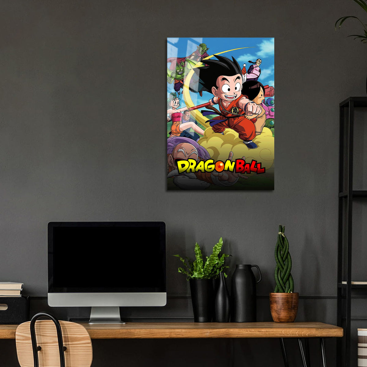 Flex Designs Metal Poster Dragon Ball 24 x 36" Home Goods - TV Show 1986 TV Show Metal Poster