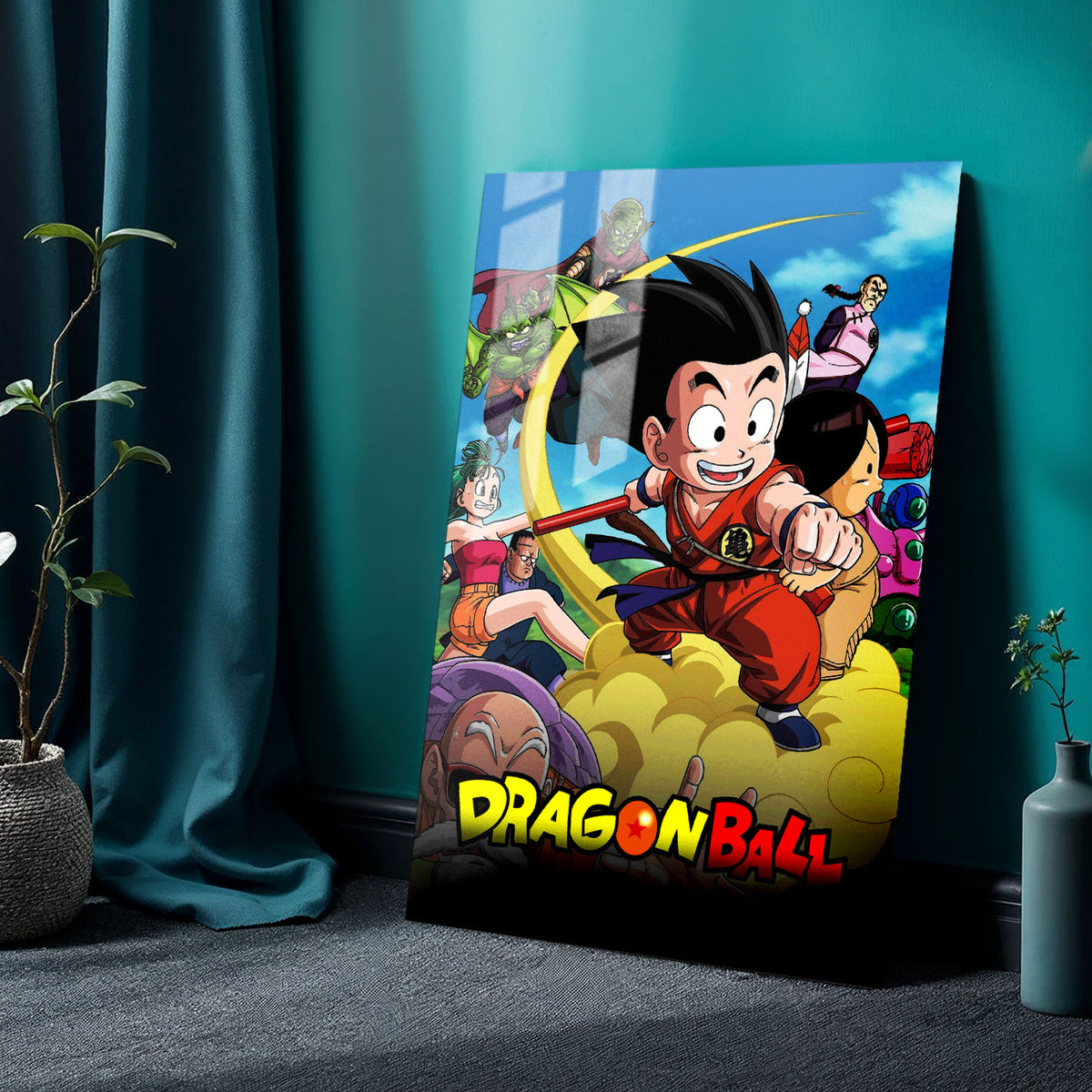 Flex Designs Metal Poster Dragon Ball 24 x 36" Home Goods - TV Show 1986 TV Show Metal Poster