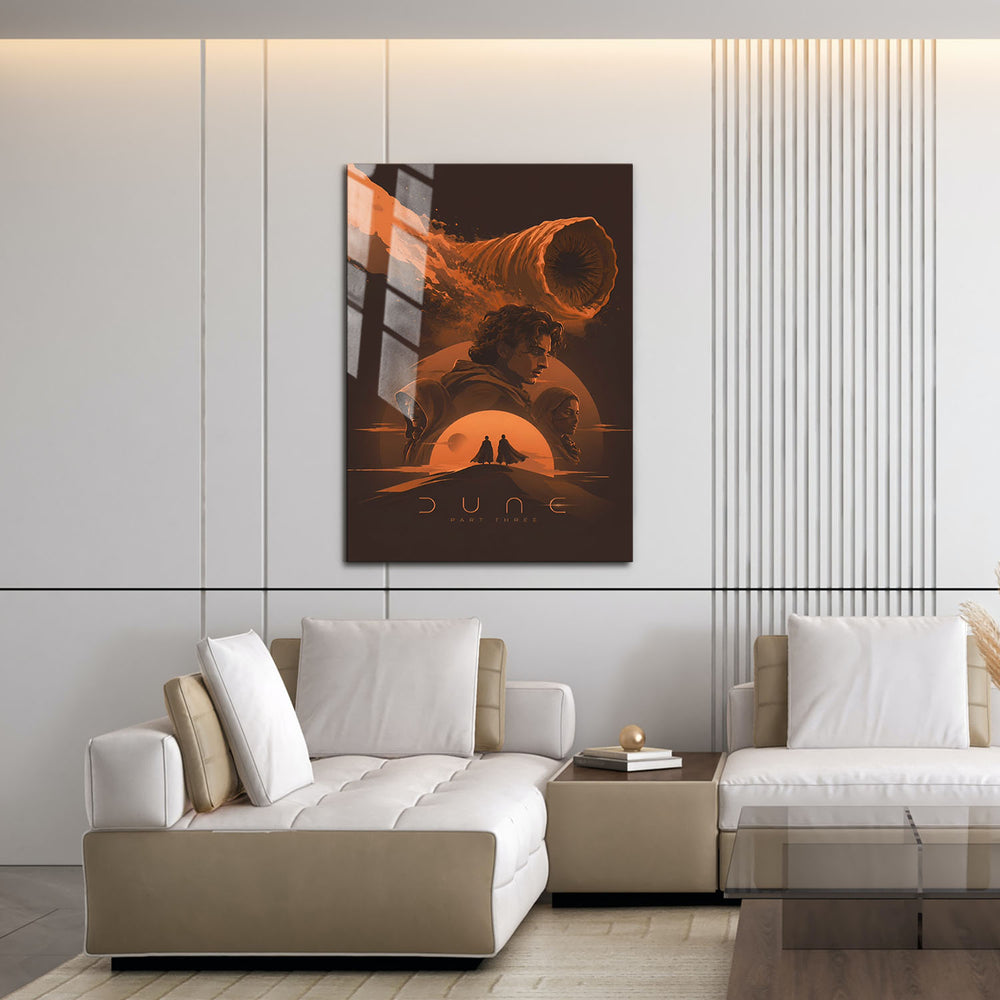 Flex Designs Metal Poster Dune Part Three Minimalist 16 x 24" Home Goods - Movie 2026 Movie Metal Poster