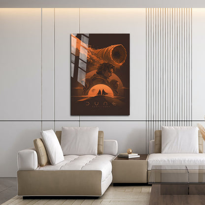 Flex Designs Metal Poster Dune Part Three Minimalist 16 x 24" Home Goods - Movie 2026 Movie Metal Poster