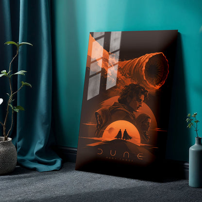 Flex Designs Metal Poster Dune Part Three Minimalist 24 x 36" Home Goods - Movie 2026 Movie Metal Poster