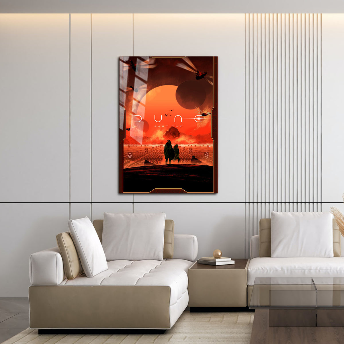 Flex Designs Metal Poster Dune- Part Two 16 x 24" Home Goods - Movie 2024 Movie Metal Poster