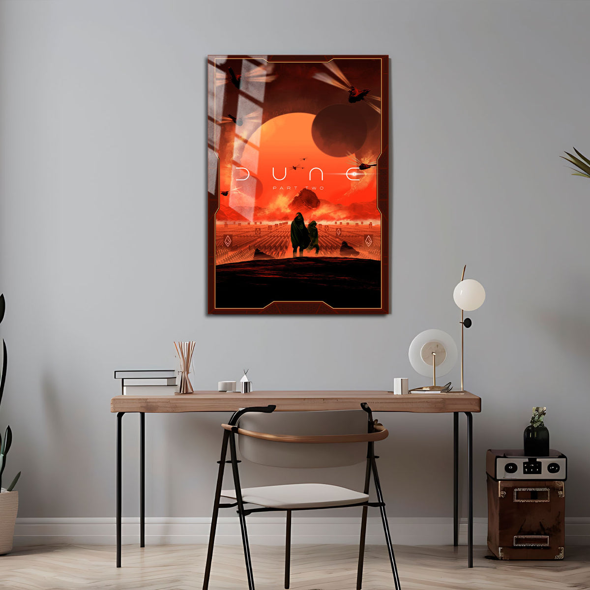 Flex Designs Metal Poster Dune- Part Two 5 x 7" Home Goods - Movie 2024 Movie Metal Poster