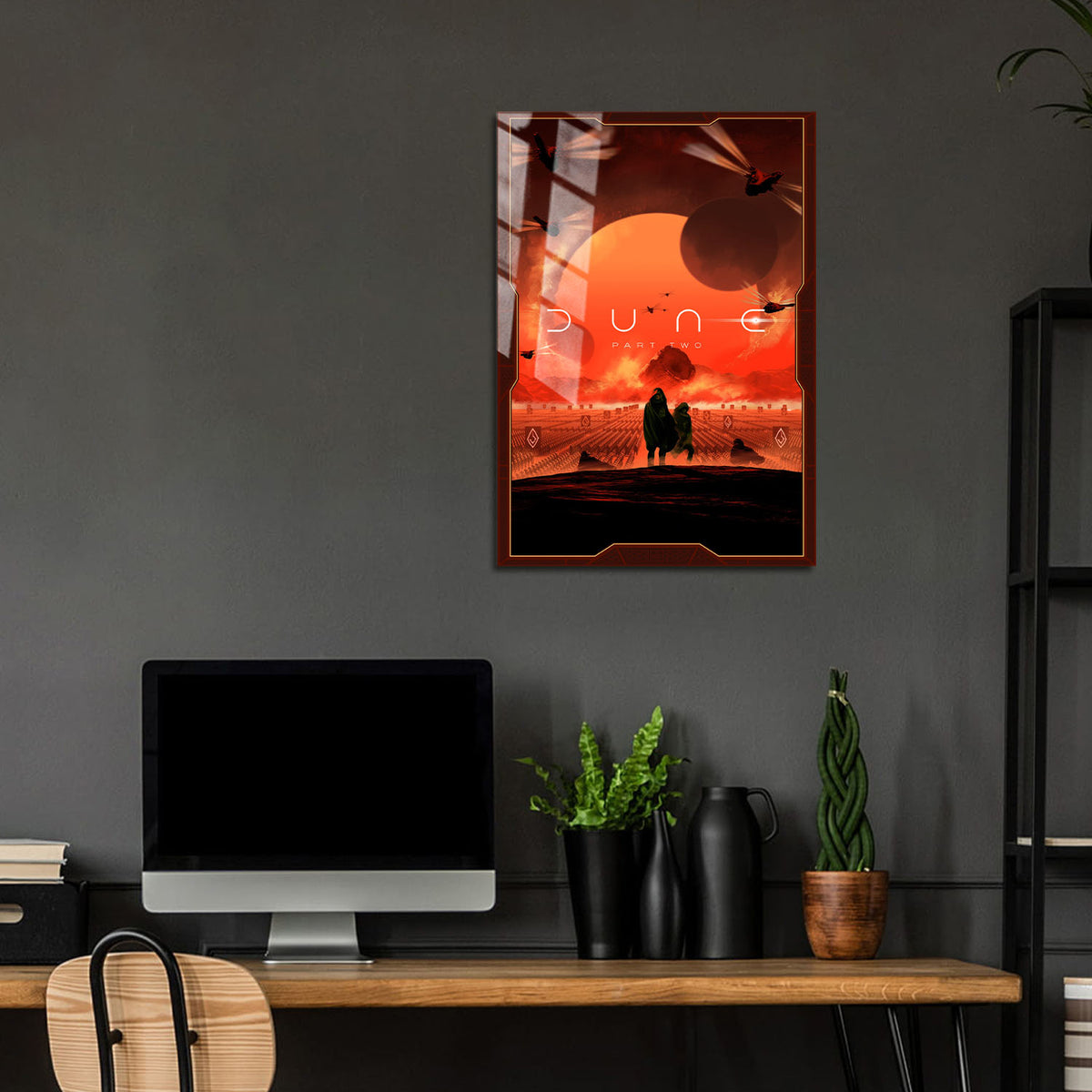 Flex Designs Metal Poster Dune- Part Two 24 x 36" Home Goods - Movie 2024 Movie Metal Poster