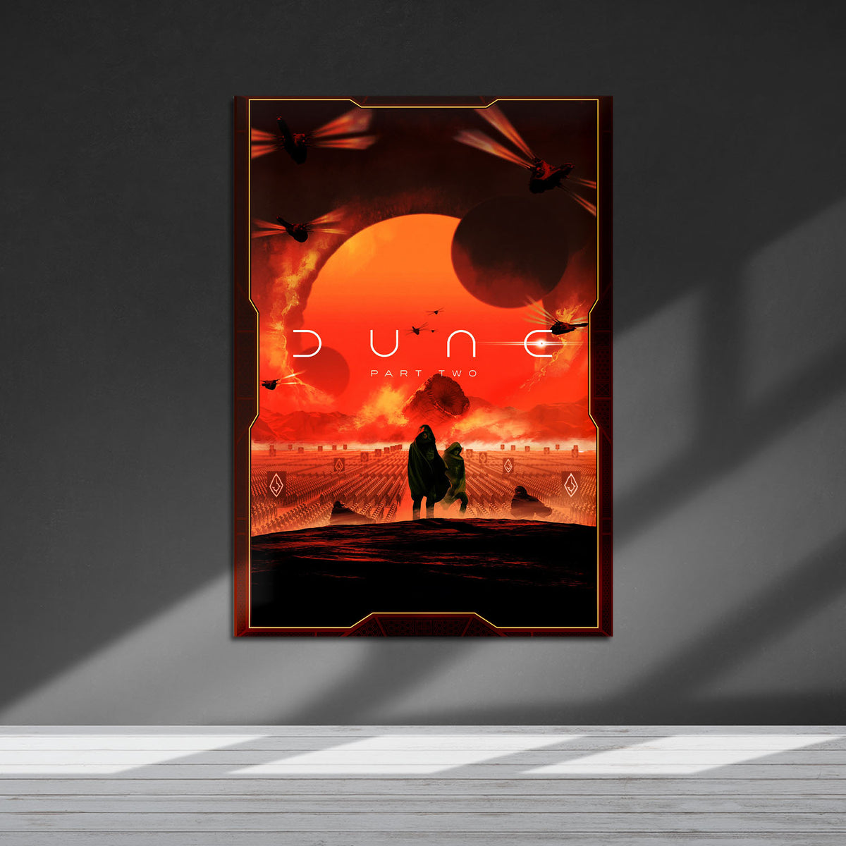 Flex Designs Metal Poster Dune- Part Two 5 x 7" Home Goods - Movie 2024 Movie Metal Poster