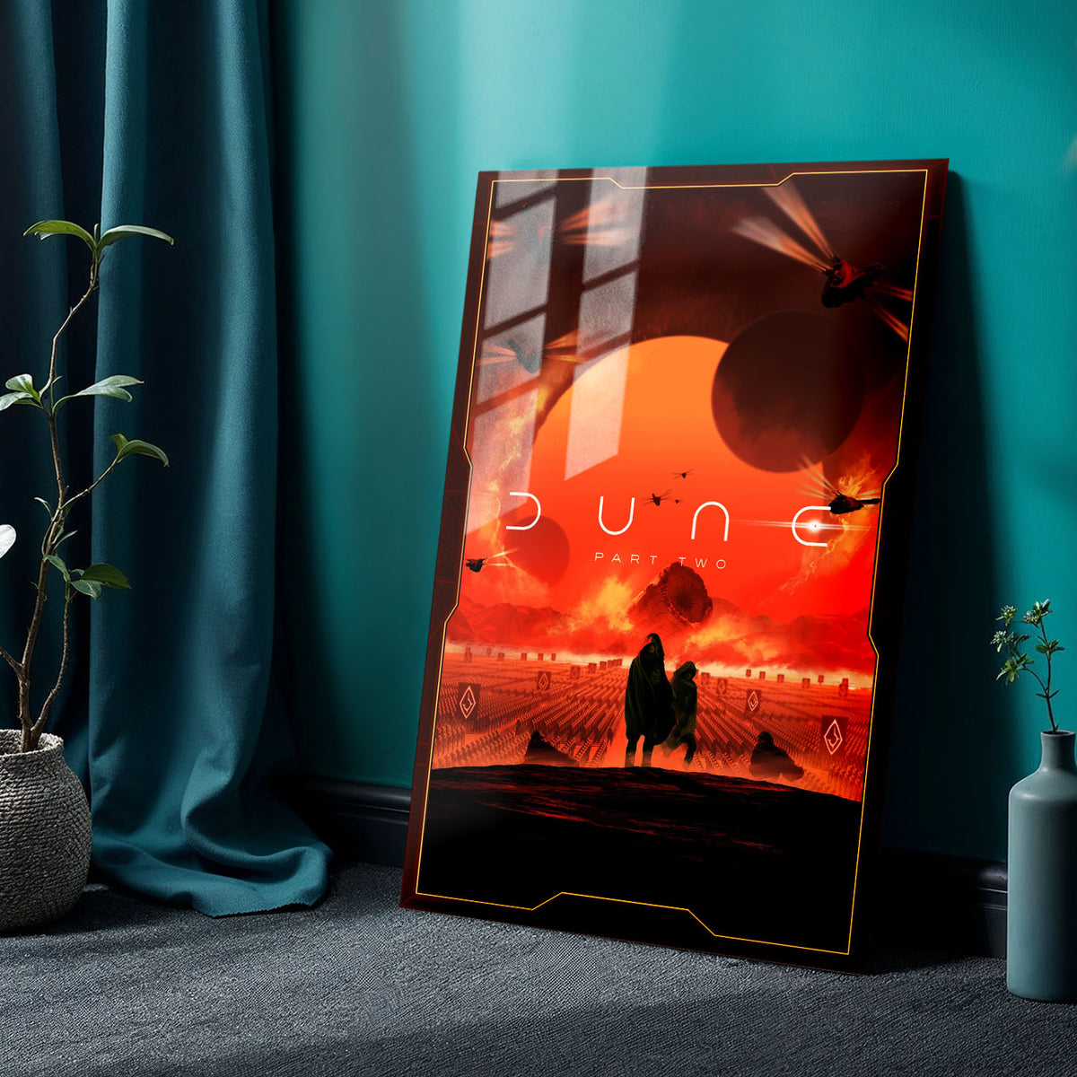 Flex Designs Metal Poster Dune- Part Two 24 x 36" Home Goods - Movie 2024 Movie Metal Poster