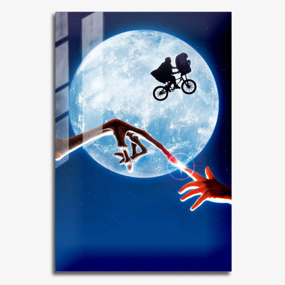 Flex Designs Metal Poster ET the Extra Terrestrial 11 x 17" Home Goods - Movie 1982 Movie Metal Poster