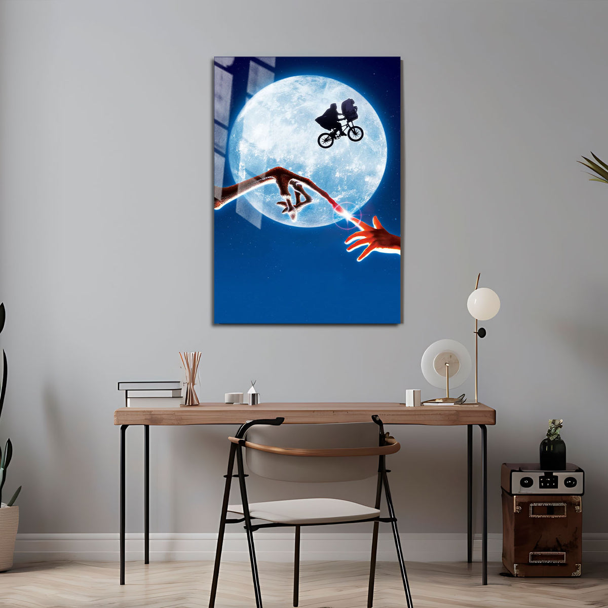 Flex Designs Metal Poster ET the Extra Terrestrial 5 x 7" Home Goods - Movie 1982 Movie Metal Poster