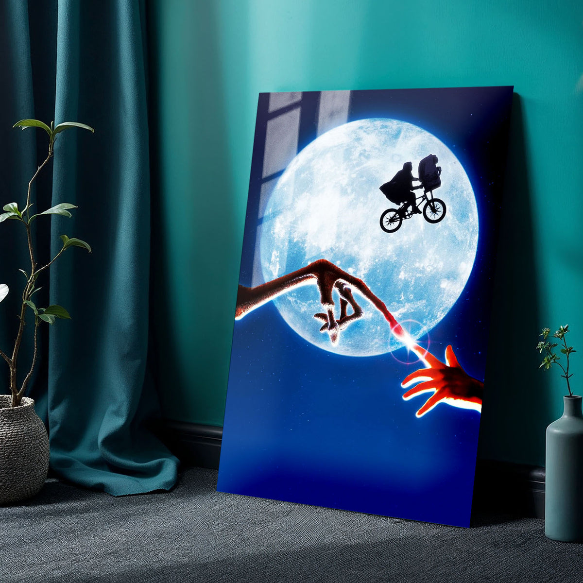Flex Designs Metal Poster ET the Extra Terrestrial 24 x 36" Home Goods - Movie 1982 Movie Metal Poster