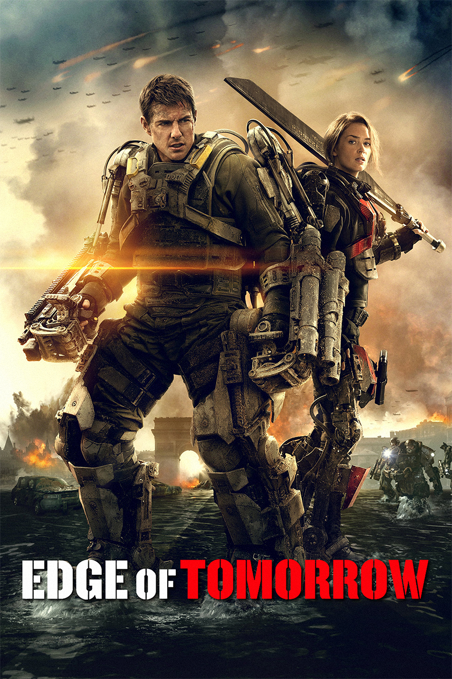 Flex Designs Metal Poster Edge of Tomorrow 11 x 17" Home Goods - Movie 2014 Movie Metal Poster