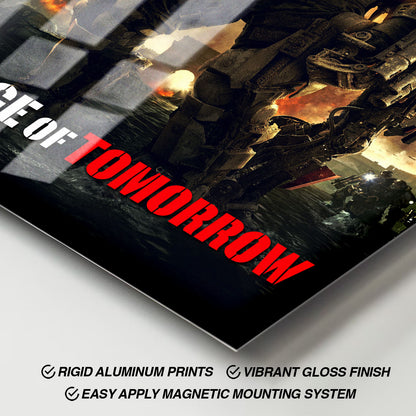Flex Designs Metal Poster Edge of Tomorrow 11 x 17" Home Goods - Movie 2014 Movie Metal Poster