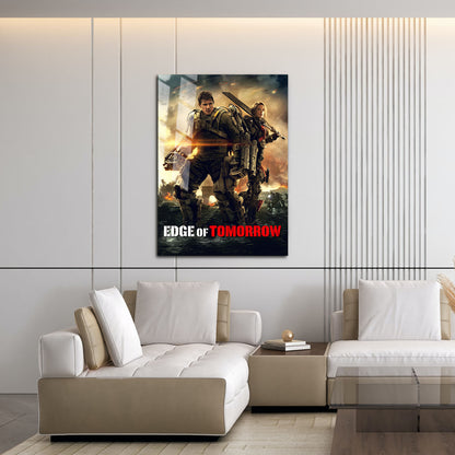 Flex Designs Metal Poster Edge of Tomorrow 16 x 24" Home Goods - Movie 2014 Movie Metal Poster