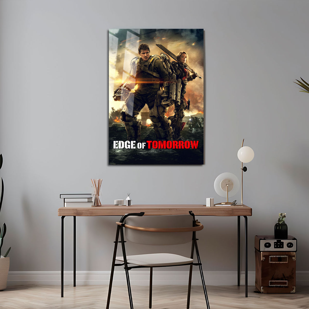 Flex Designs Metal Poster Edge of Tomorrow 5 x 7" Home Goods - Movie 2014 Movie Metal Poster