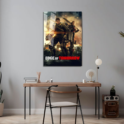 Flex Designs Metal Poster Edge of Tomorrow 5 x 7" Home Goods - Movie 2014 Movie Metal Poster