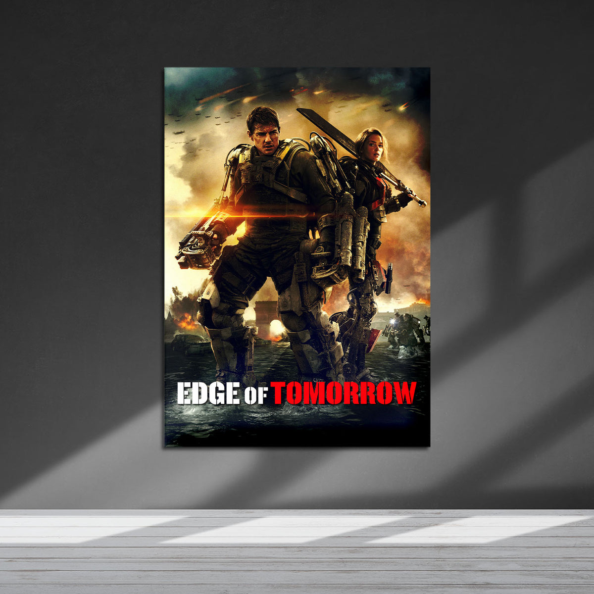Flex Designs Metal Poster Edge of Tomorrow 5 x 7" Home Goods - Movie 2014 Movie Metal Poster