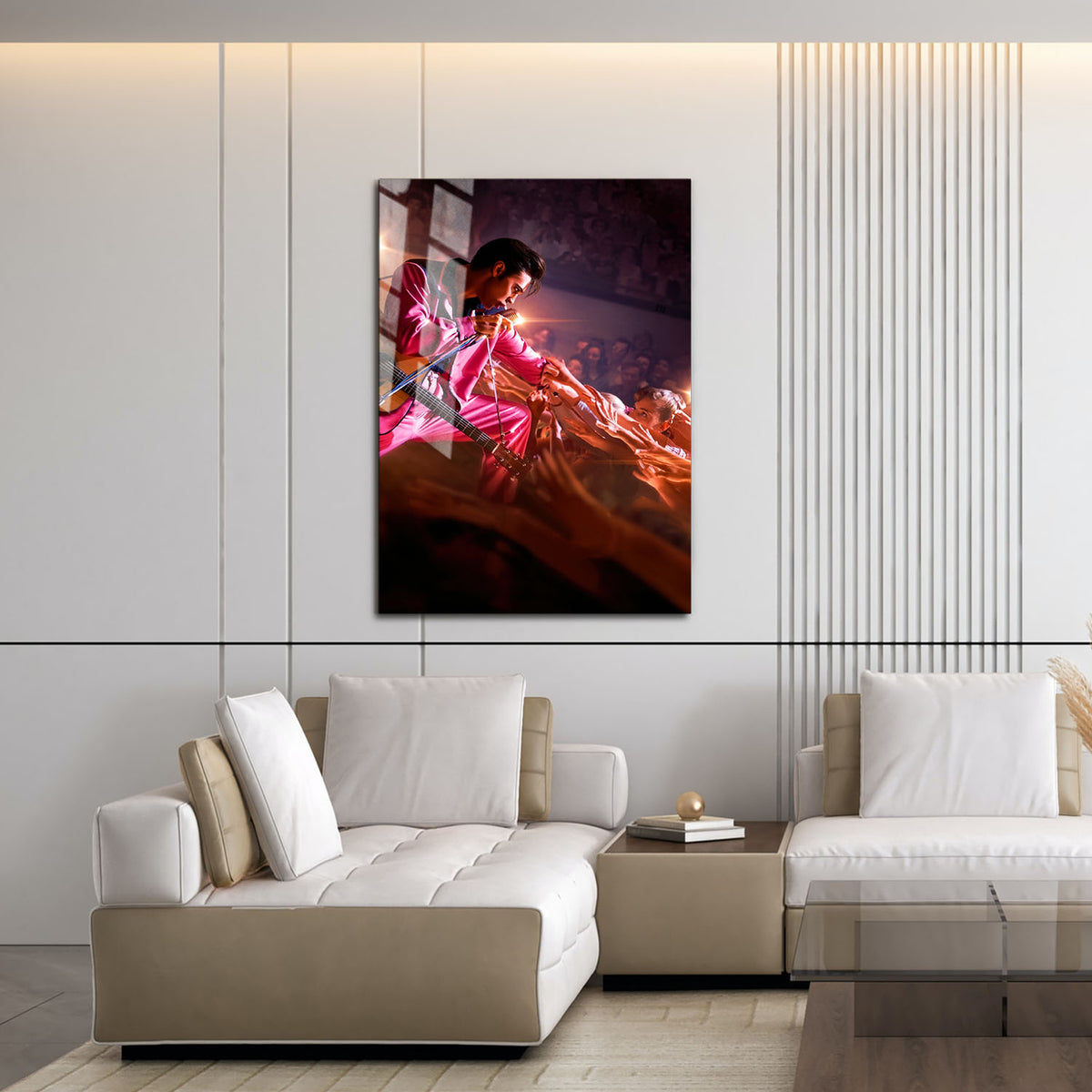 Flex Designs Metal Poster Elvis Textless 16 x 24" Home Goods - Movie 2022 Movie Metal Poster