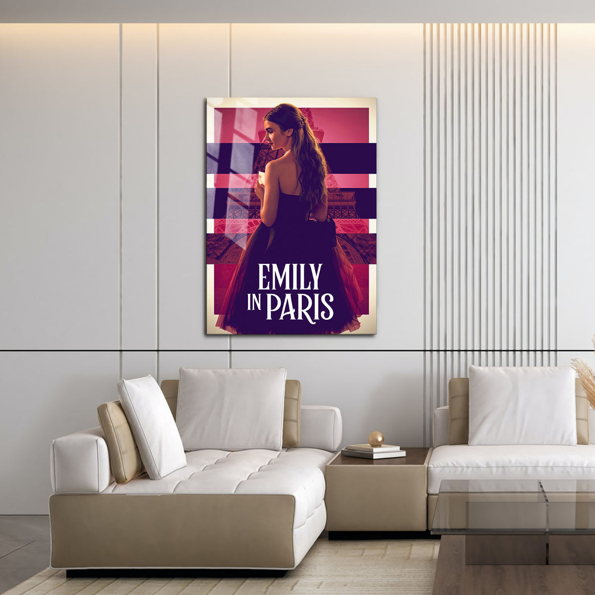 Flex Designs Metal Poster Emily in Paris Cover 16 x 24" Home Goods - TV Show 2020 TV Show Metal Poster