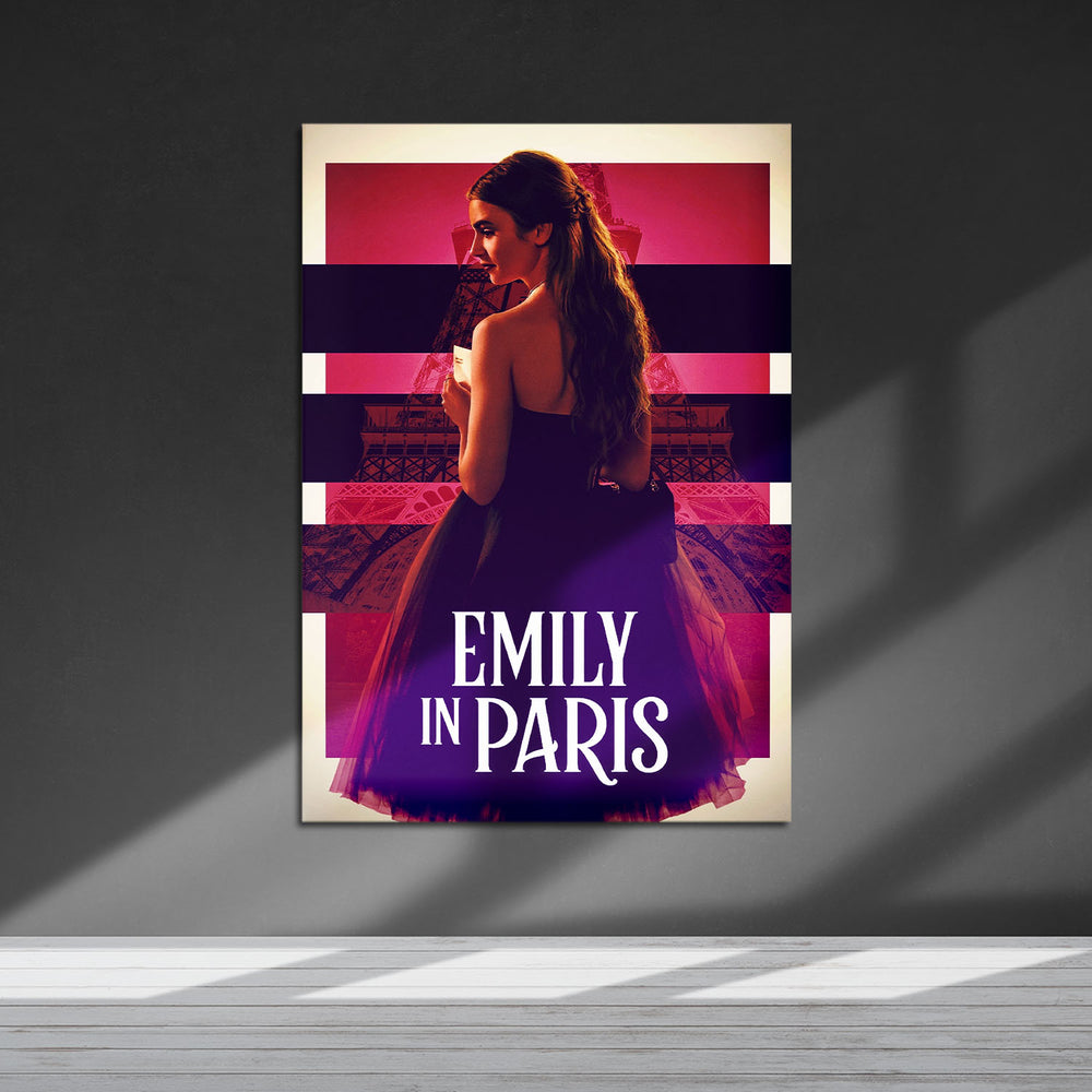 Flex Designs Metal Poster Emily in Paris Cover 5 x 7" Home Goods - TV Show 2020 TV Show Metal Poster