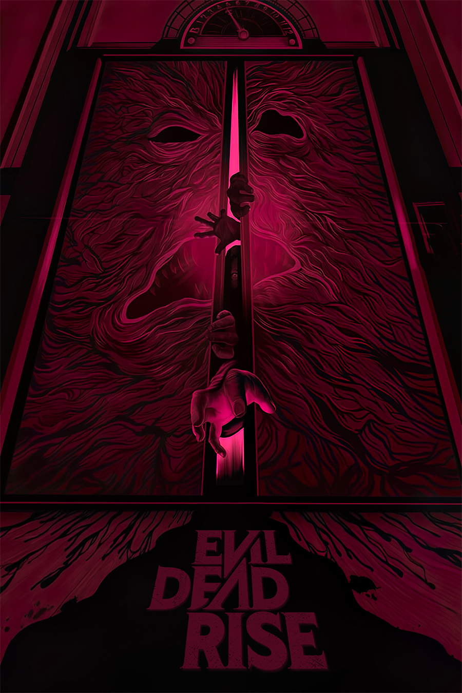 Flex Designs Metal Poster Evil Dead Rise 11 x 17" Home Goods - Movie 2023 Movie Metal Poster