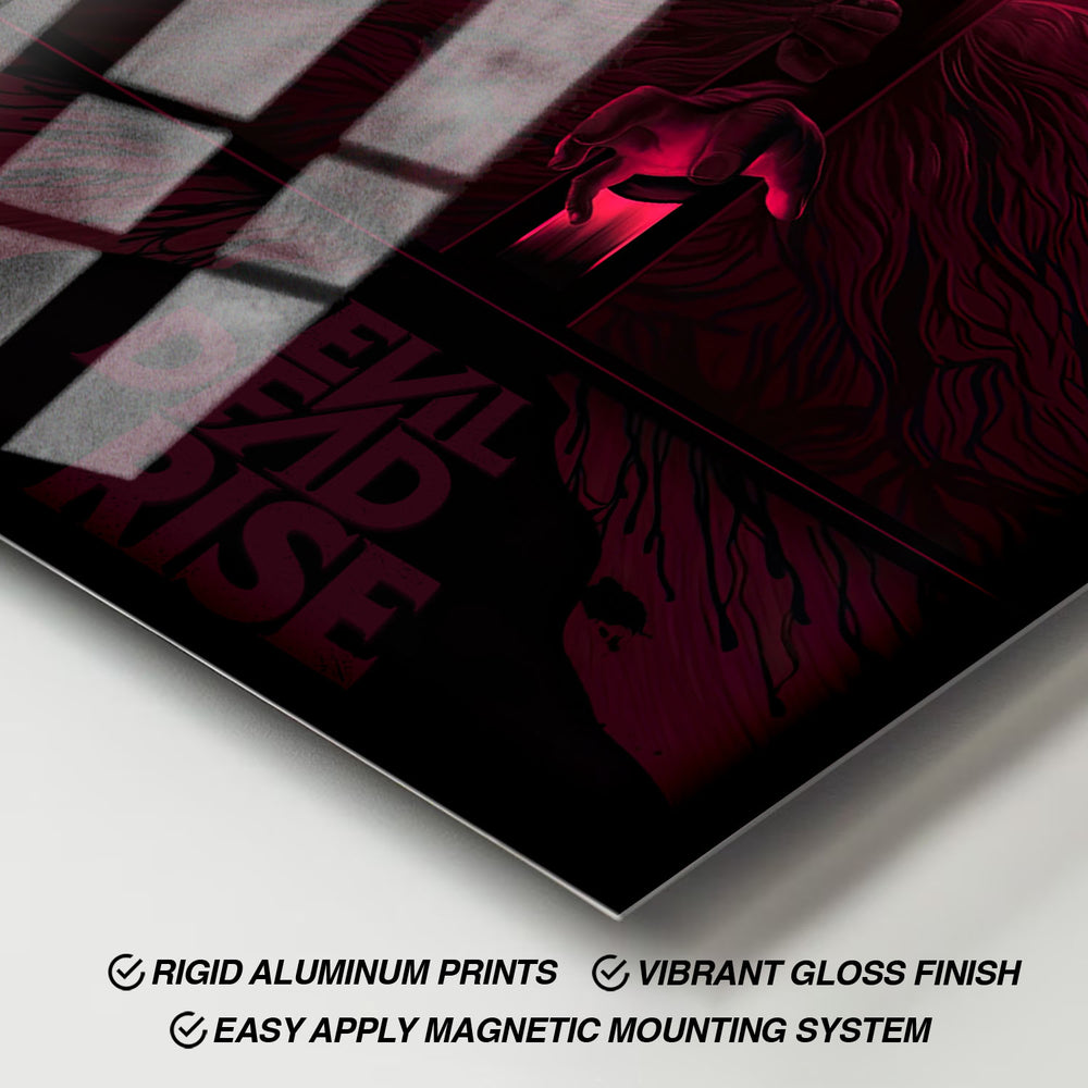 Flex Designs Metal Poster Evil Dead Rise 11 x 17" Home Goods - Movie 2023 Movie Metal Poster