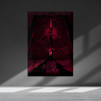 Flex Designs Metal Poster Evil Dead Rise 5 x 7" Home Goods - Movie 2023 Movie Metal Poster