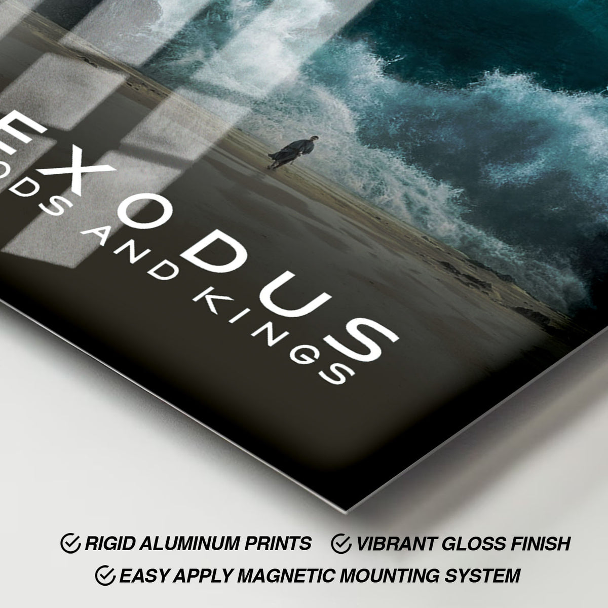 Flex Designs Metal Poster Exodus Gods and Kings 11 x 17" Home Goods - Movie 2014 Movie Metal Poster