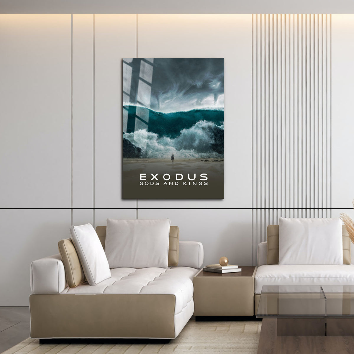 Flex Designs Metal Poster Exodus Gods and Kings 16 x 24" Home Goods - Movie 2014 Movie Metal Poster