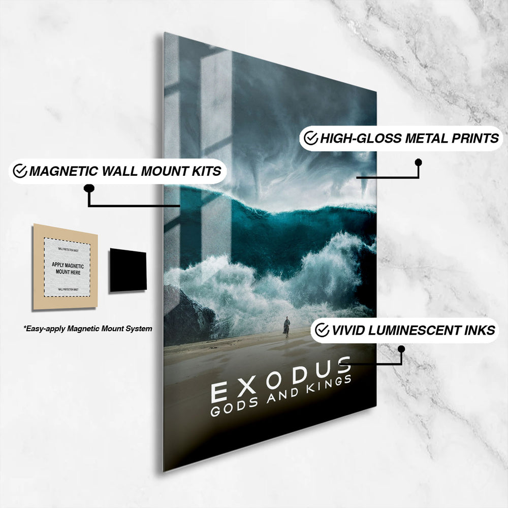 Flex Designs Metal Poster Exodus Gods and Kings 16 x 24" Home Goods - Movie 2014 Movie Metal Poster