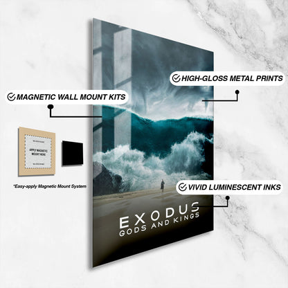 Flex Designs Metal Poster Exodus Gods and Kings 16 x 24" Home Goods - Movie 2014 Movie Metal Poster