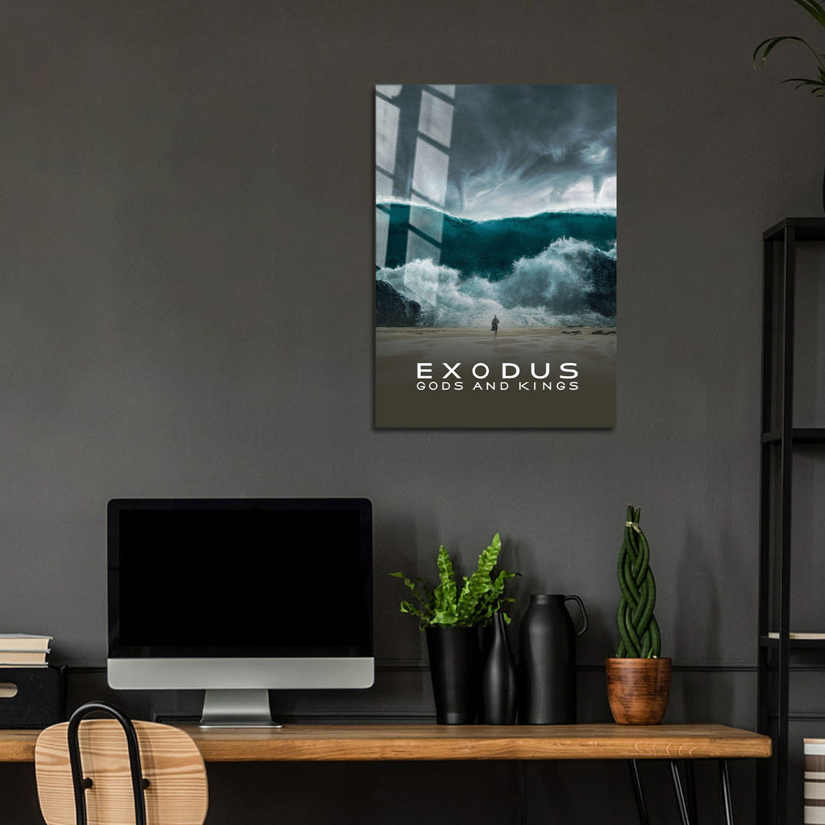 Flex Designs Metal Poster Exodus Gods and Kings 24 x 36" Home Goods - Movie 2014 Movie Metal Poster
