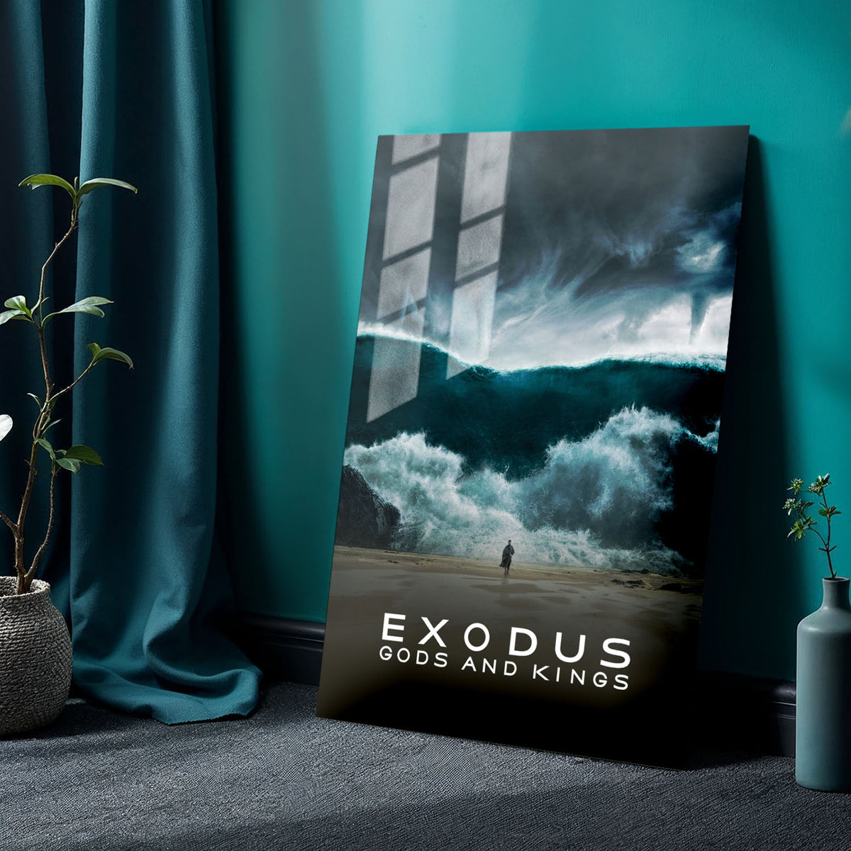 Flex Designs Metal Poster Exodus Gods and Kings 24 x 36" Home Goods - Movie 2014 Movie Metal Poster