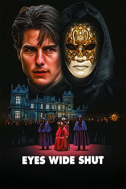 Flex Designs Metal Poster Eyes Wide Shut 11 x 17" Home Goods - Movie 1999 Movie Metal Poster