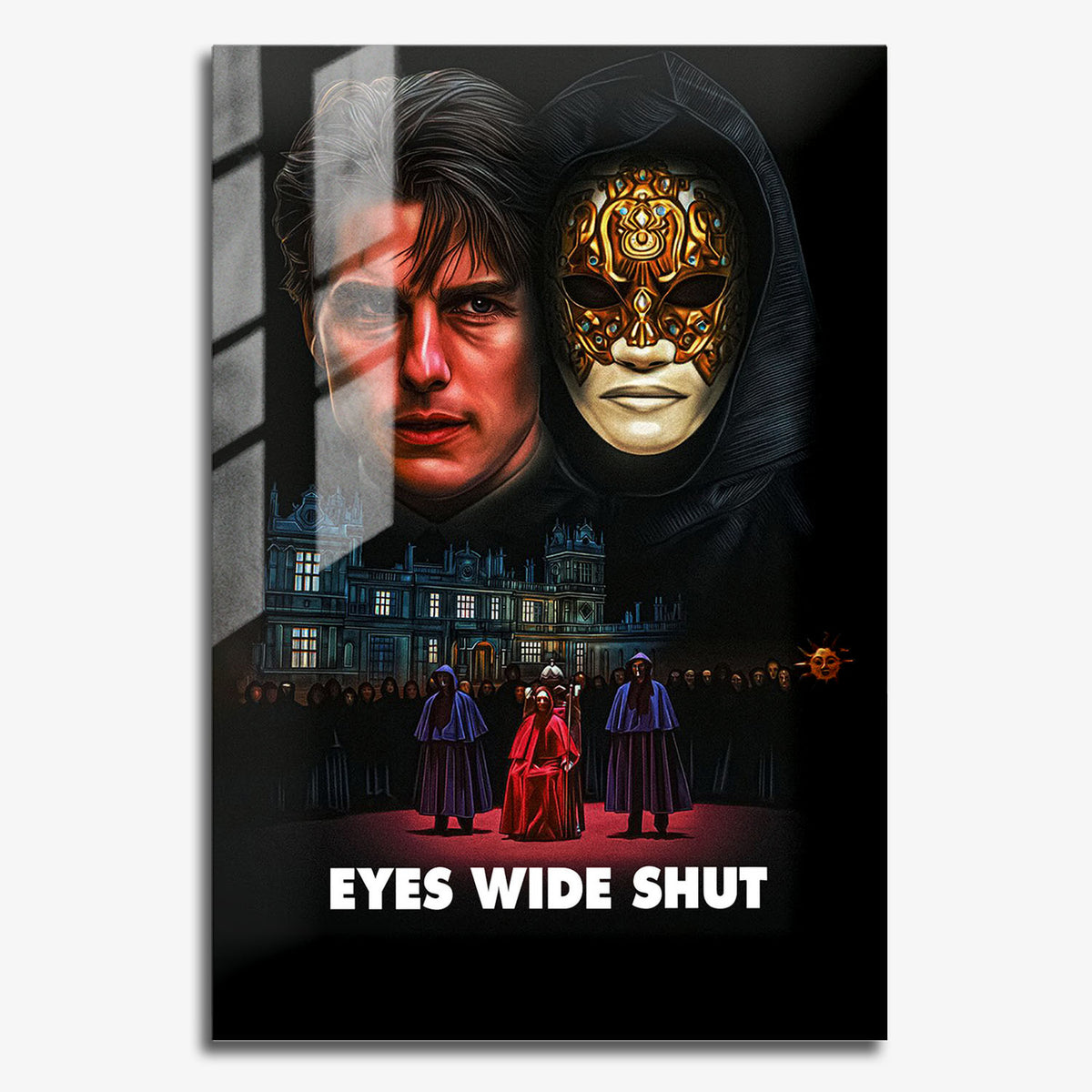 Flex Designs Metal Poster Eyes Wide Shut 11 x 17" Home Goods - Movie 1999 Movie Metal Poster