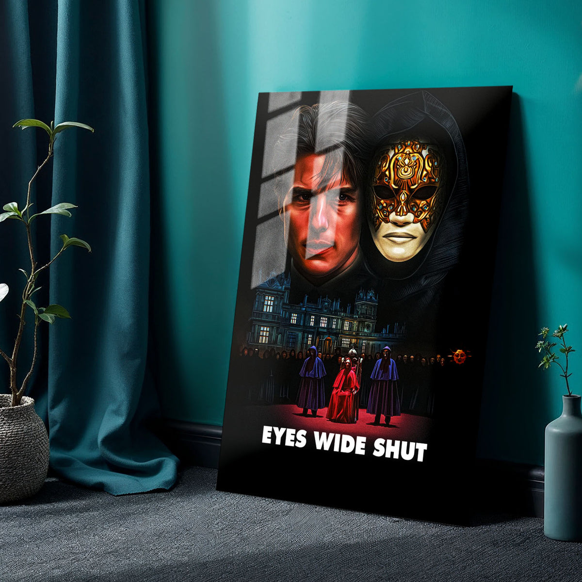 Flex Designs Metal Poster Eyes Wide Shut 24 x 36" Home Goods - Movie 1999 Movie Metal Poster