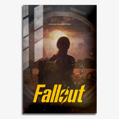 Flex Designs Metal Poster Fallout 11 x 17" Home Goods - TV Show 2024 TV Show Metal Poster