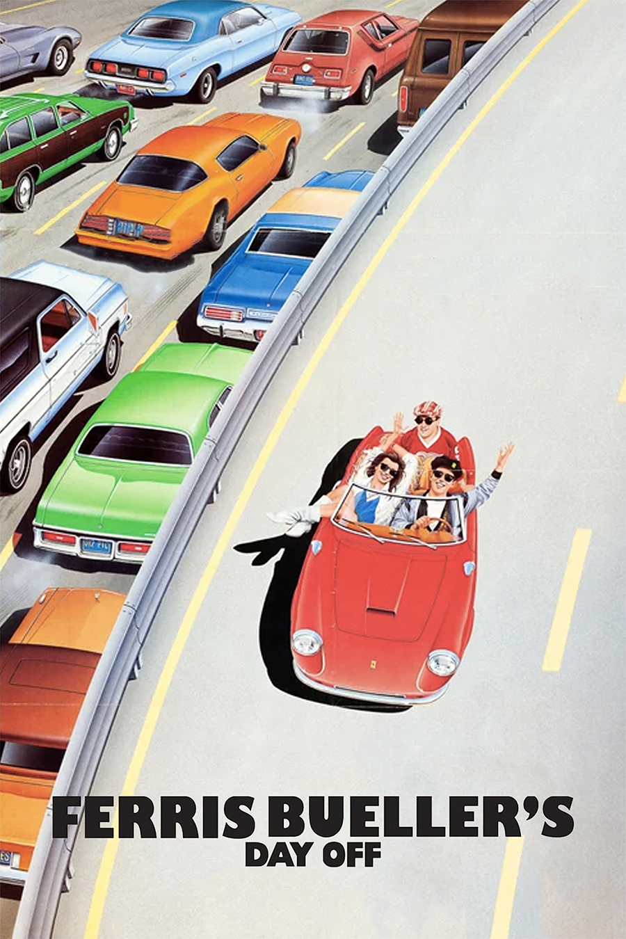 Flex Designs Metal Poster Ferris Bueller's Day Off 11 x 17" Home Goods - Movie 1986 Movie Metal Poster