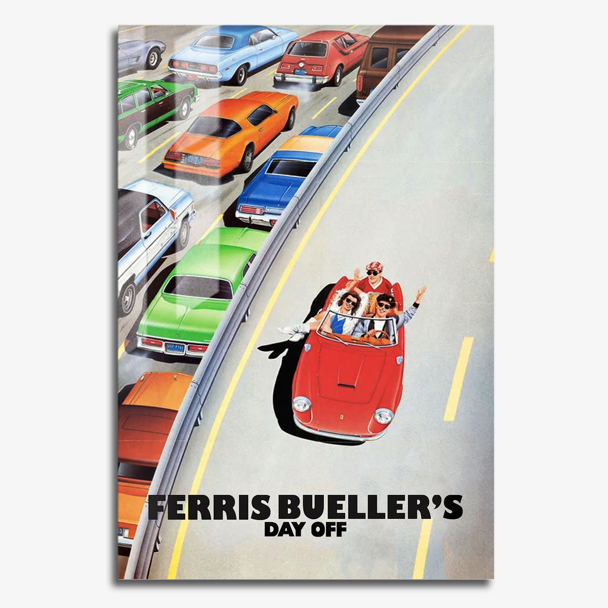 Flex Designs Metal Poster Ferris Bueller's Day Off 11 x 17" Home Goods - Movie 1986 Movie Metal Poster