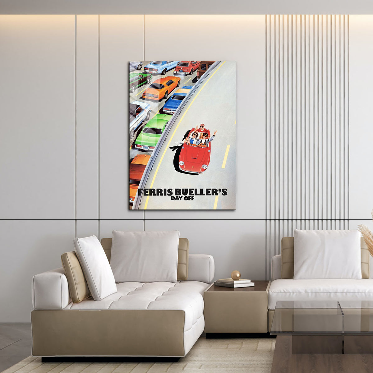 Flex Designs Metal Poster Ferris Bueller's Day Off 16 x 24" Home Goods - Movie 1986 Movie Metal Poster