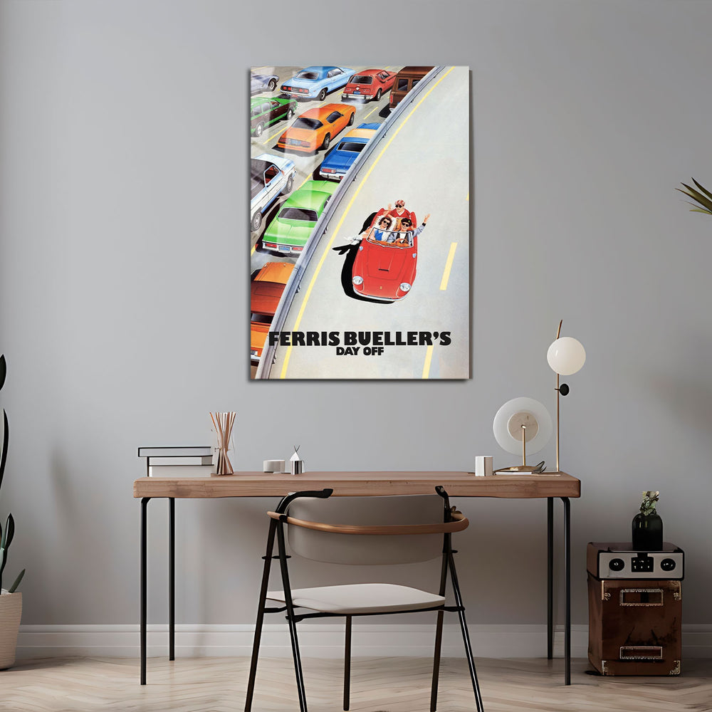 Flex Designs Metal Poster Ferris Bueller's Day Off 5 x 7" Home Goods - Movie 1986 Movie Metal Poster